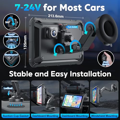Portable Apple Carplay Screen for Car
