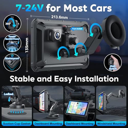 Portable Apple Carplay Screen for Car