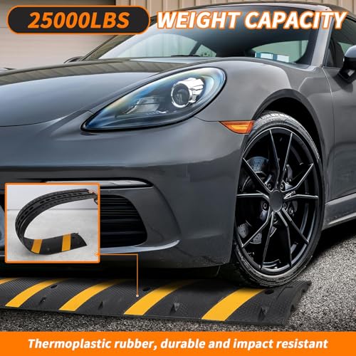 6 Ft Rubber Speed Bump (2 Count)