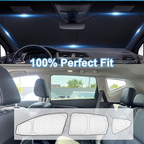 8pcs Thicken Sun Shades for Nissan Murano 2015 (8 Count)