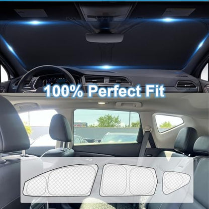 8pcs Thicken Sun Shades for Nissan Murano 2015 (8 Count)