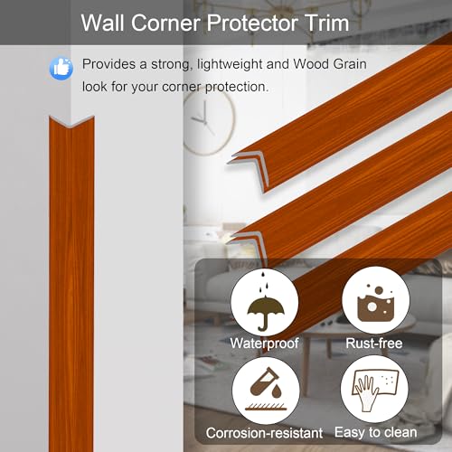 6 Pcs 49" Wall Corner Protector Trim (6 Count)