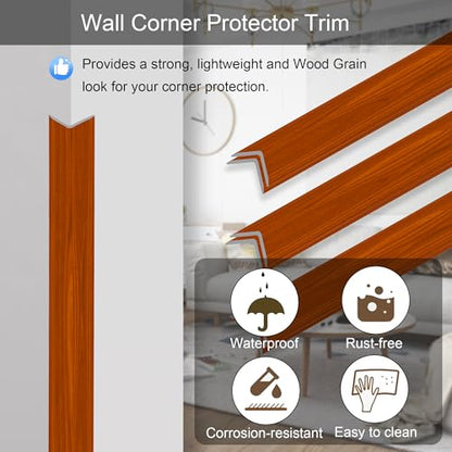 6 Pcs 49" Wall Corner Protector Trim (6 Count)