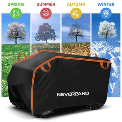 ATV Cover 420D Heavy Duty Waterproof 4 Wheeler Cover for Honda
