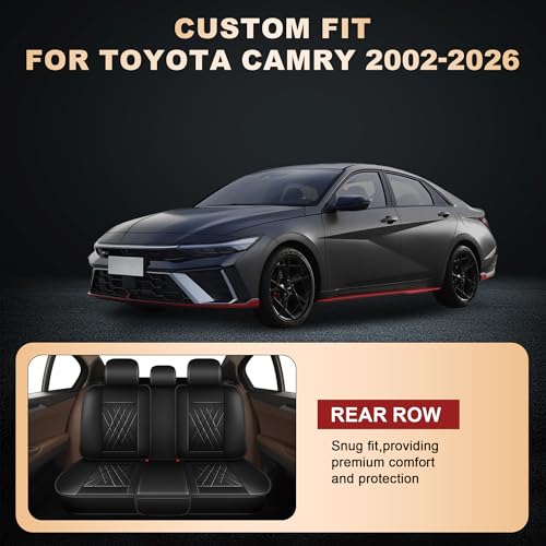 2 Front Car Seat Covers for Toyota Camry 2002