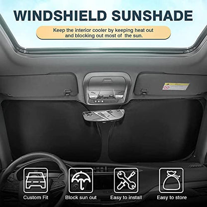 Windshield Sun Shade Fits for Dodge Caravan Mini Van 2008