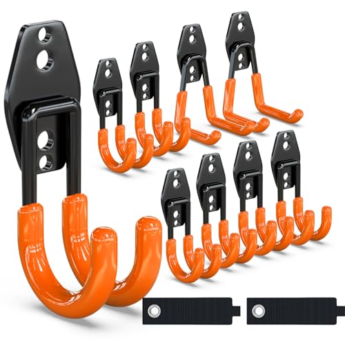 Garden Hose Holder Wall Mount 2 Pack 2.8 Inch (8 Count)