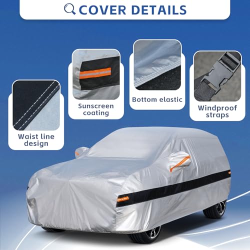 10 Layers SUV Car Cover Custom Fit for Mazda CX