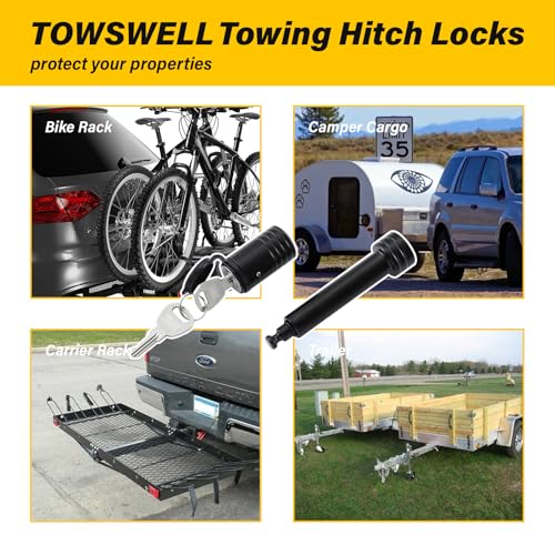Trailer Hitch Locks with Keys (2 Count)