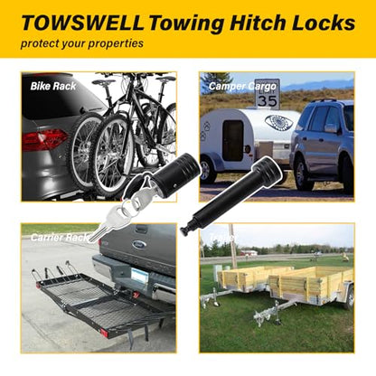 Trailer Hitch Locks with Keys (2 Count)