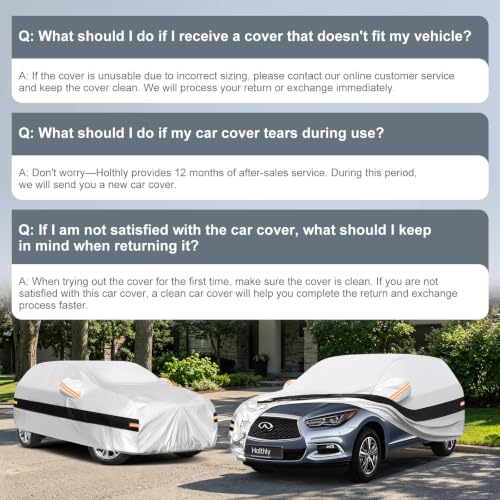 10 Layers SUV Car Cover Custom Fit for Infiniti QX60