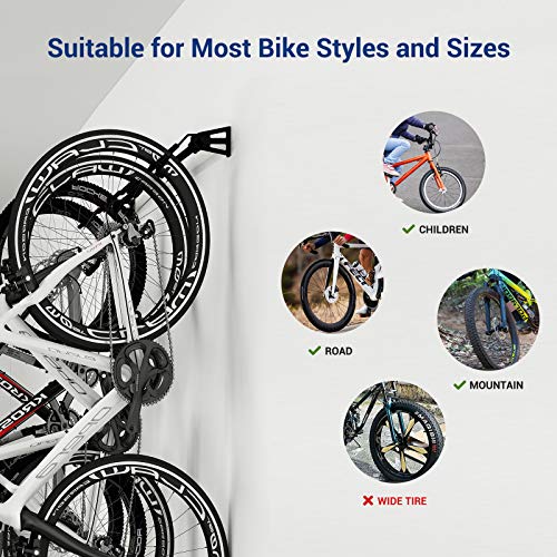 6 Bike Storage Rack Wall