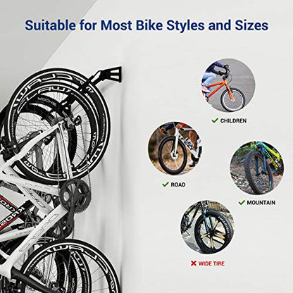 6 Bike Storage Rack Wall
