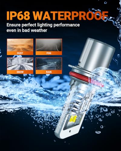 Latest 9007 HB5 LED Bulb high (2 Count)