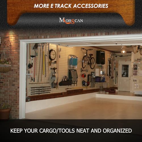 6-Pack 2-Inch J Hooks for E-Track and X-Track Rails (6 Count)