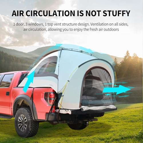 Truck Tent Waterproof Double Layer for 5.5