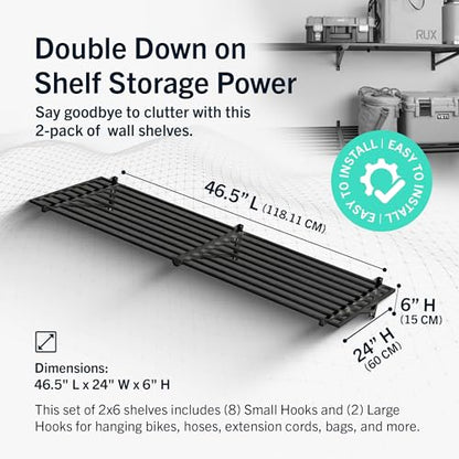 Garage Wall Shelf (2 Count)