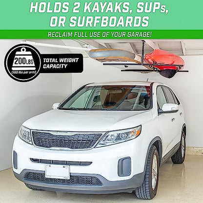 Kayak Rack for Garage Ceiling Mount