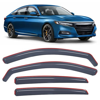 in Channel Rain Guards for Honda Accord 2018 (4 Count)