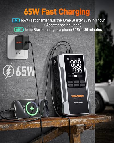 MV24A 4000A Jump Starter with 160PSI Air Compressor