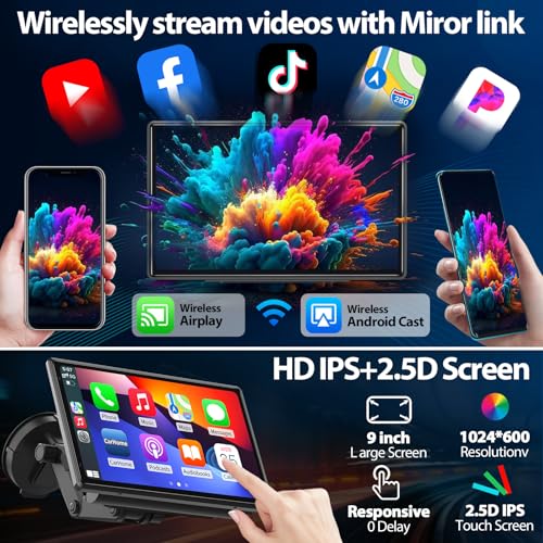 Wireless CarPlay Screen for Car