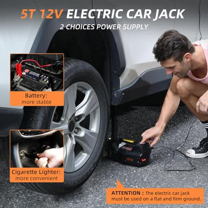 Electric Car Jack 5 Ton 12V Floor Jack