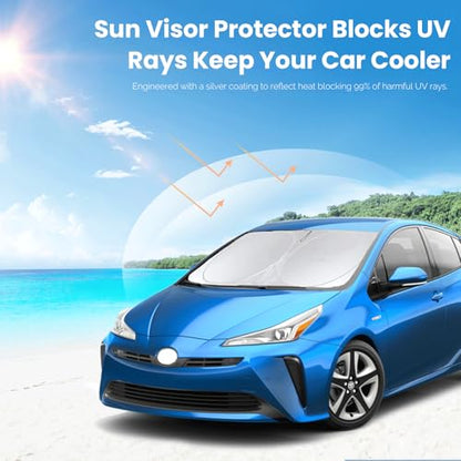 Windshield Sunshade for Toyota Prius Hatchback 2016