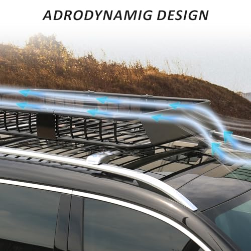 250LBS Universal Roof Rack Basket