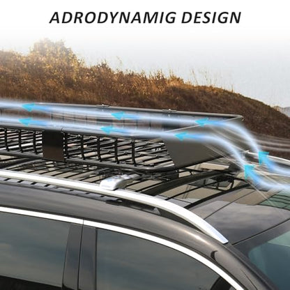 250LBS Universal Roof Rack Basket