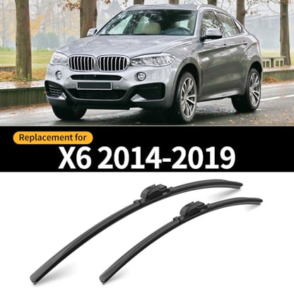 Front Windshield Wiper Blades for BMW X6 2014