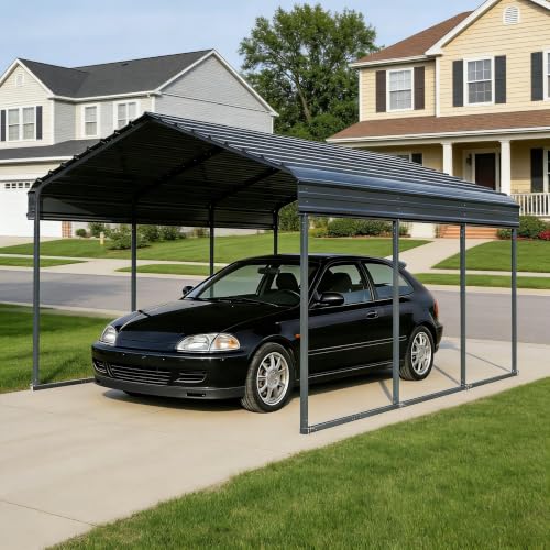 10x15 FT Heavy Duty Extra Large Metal Carport