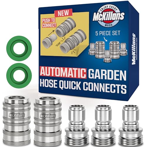 2025 Automatic Garden Hose Quick Connect [UNIVERSAL FIT]