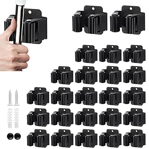 24PCS Broom and Mop Holder (24 Count)