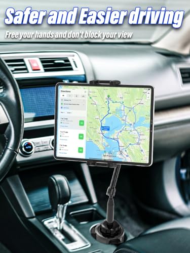 Car Cup Holder Tablet Mount for 4.7