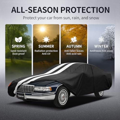 Multi Layer Car Cover Custom Fit for Cadillac DeVille