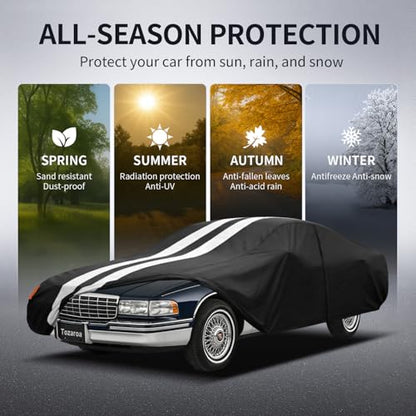 Multi Layer Car Cover Custom Fit for Cadillac DeVille