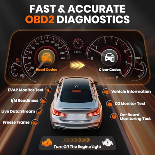 AD410 PRO OBD2 Scanner and Battery Tester