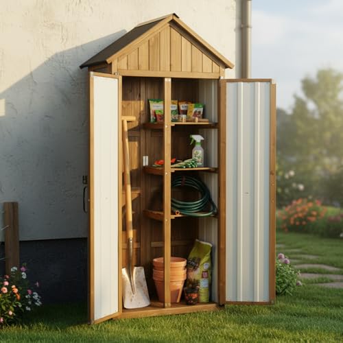 Outdoor Storage Cabinet with Shelf