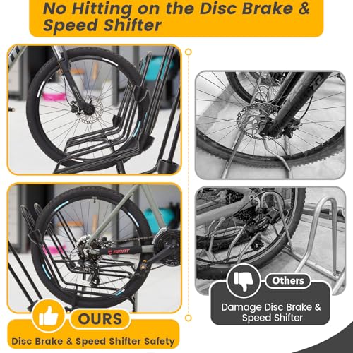 Floor Bike Rack for 5 Bikes