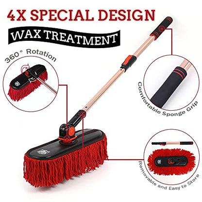 Exterior Car Duster & Brush Kit