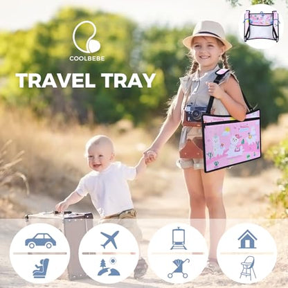 Kids Travel Tray for Toddler Car Seat