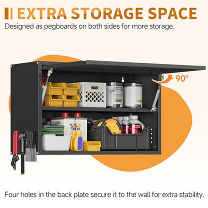 Metal Garage Wall Cabinet with Up