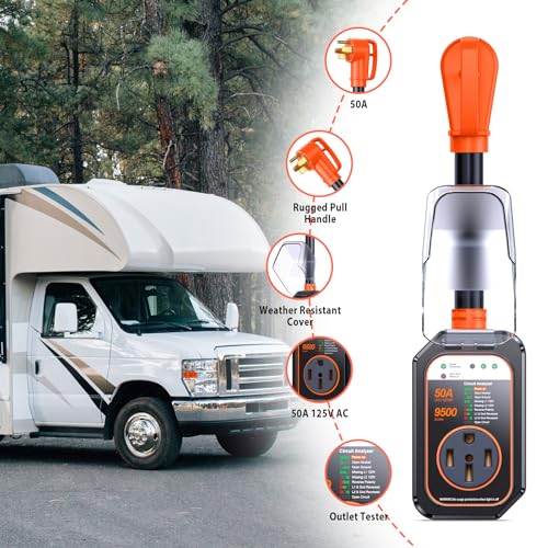 RV Surge Protectors 50 Amp Waterproof