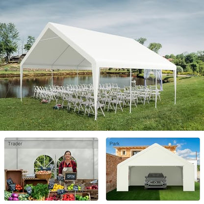 Carport 20' x 20’ Heavy Duty Portable Garage All