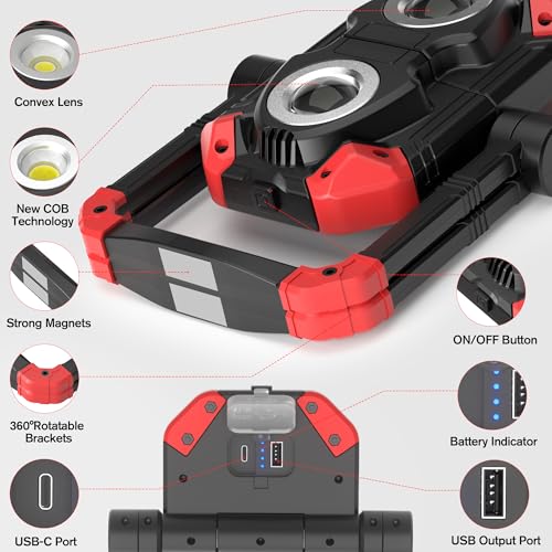 Rechargeable Work Lights 2 Pack (2 Count)