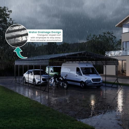 Reinforced Metal Carport