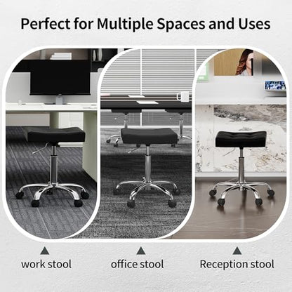 Office Stool with Wheels