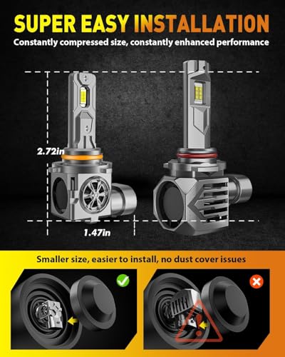 9005 9006 Headlight Housing Bulbs Combo
