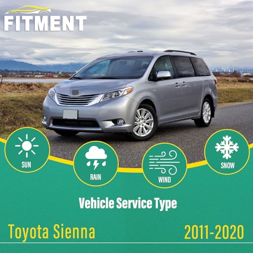 Windshield Wiper Blades Replacement for Toyota Sienna 2011