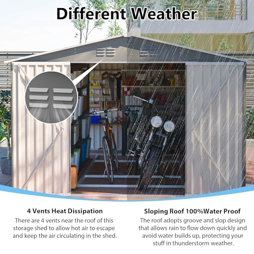 10x14 FT Outdoor Storage Shed